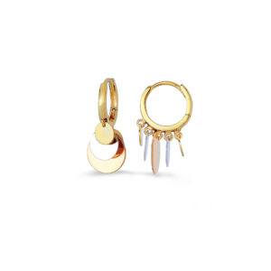 Arpaş Gold Earrings Model - 614224
