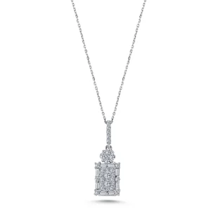 Koçak 0.76 Baguette Carat Diamond Necklace L012478
