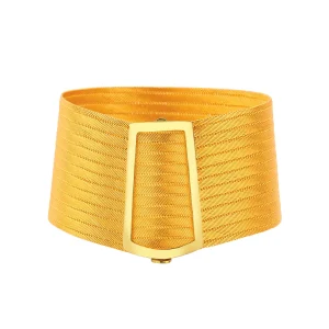 Koçak 22k Trabzon Twist Straw Gold Bracelet 22-1000-093