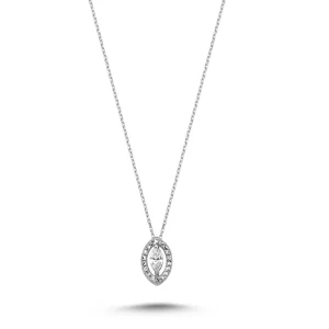 Koçak Marquise Cut Diamond Solitaire Necklace VL00445