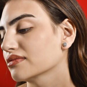 Model Pırlanta Baguette Oval Earrings 0.34 carat