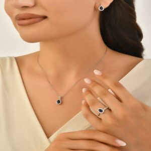 Model Pırlanta Sapphire Necklace 1.20 carat