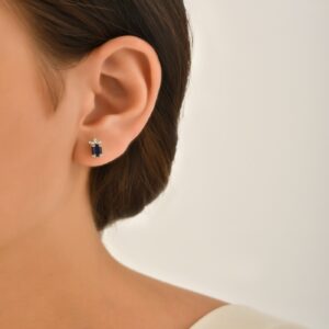 Model Pırlanta Sapphire Earrings 1.52 carat